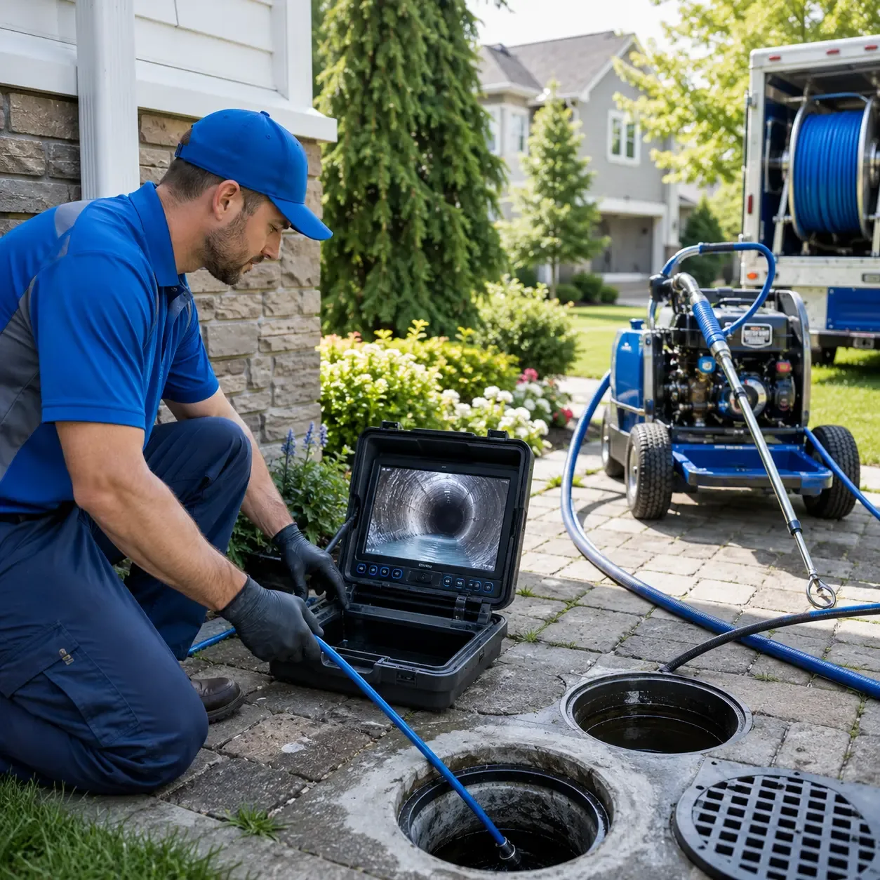 Outdoor drain cleaning professionals serving Low Moor, VA